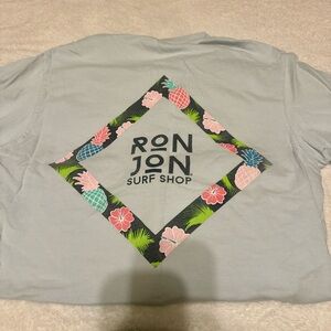 Ron Jon Surf Shop Light Blue Women's Short Sleeve Tee